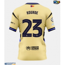 Moški Nogometni dresi Barcelona Jules Kounde #23 Gostujoči 2025-26 Kratek Rokav